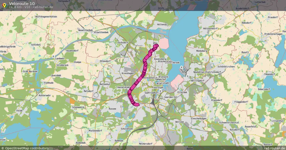 Veloroute 10 (V10) – Fernradroute auf Rad-Routen.de