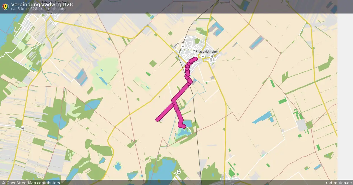 Verbindungsradweg B28 (B28) – Fernradroute auf Rad-Routen.de