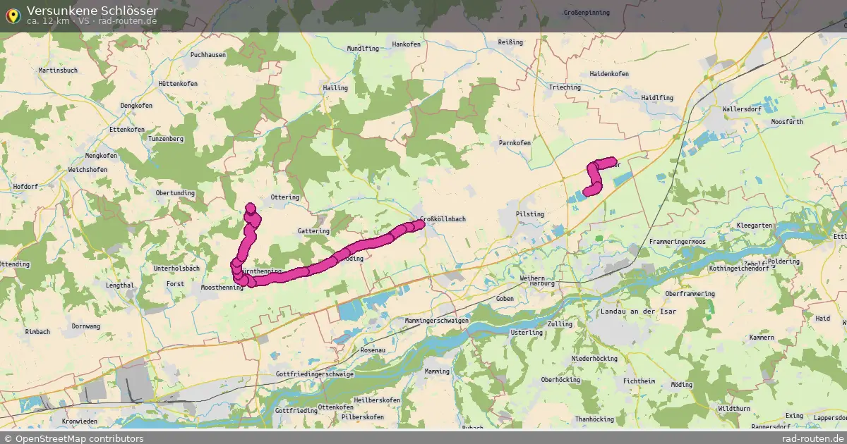 Versunkene Schlösser (VS) – Fernradroute auf Rad-Routen.de