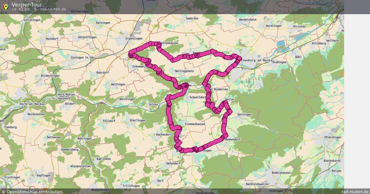 Vesper-Tour (8) – Fernradroute auf Rad-Routen.de
