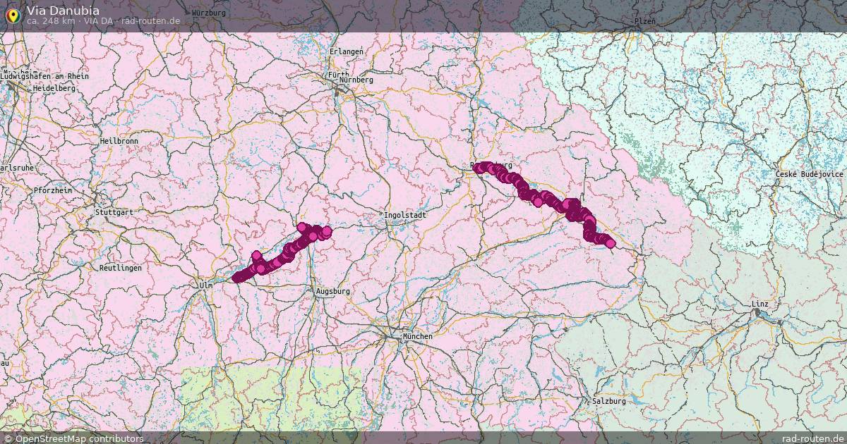 Via Danubia (Via Da) – Fernradroute auf Rad-Routen.de