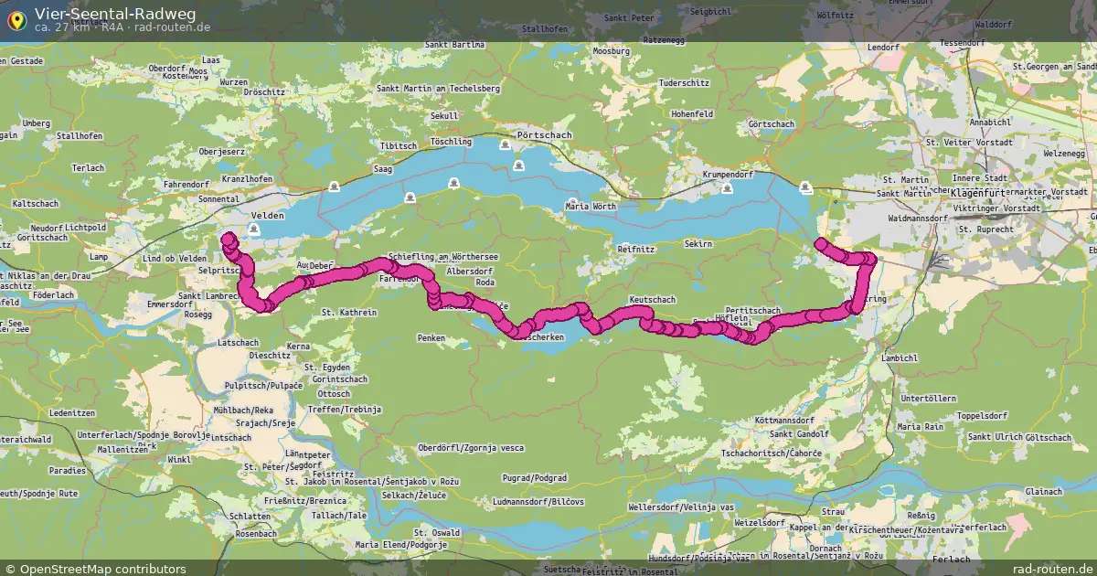 Vier-Seental-Radweg (R4A) – Fernradroute auf Rad-Routen.de