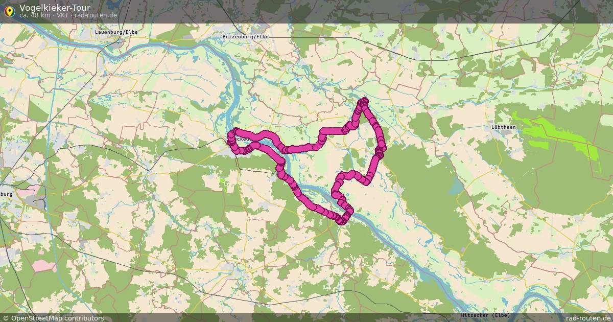 Vogelkieker-Tour (VKT) – Fernradroute auf Rad-Routen.de