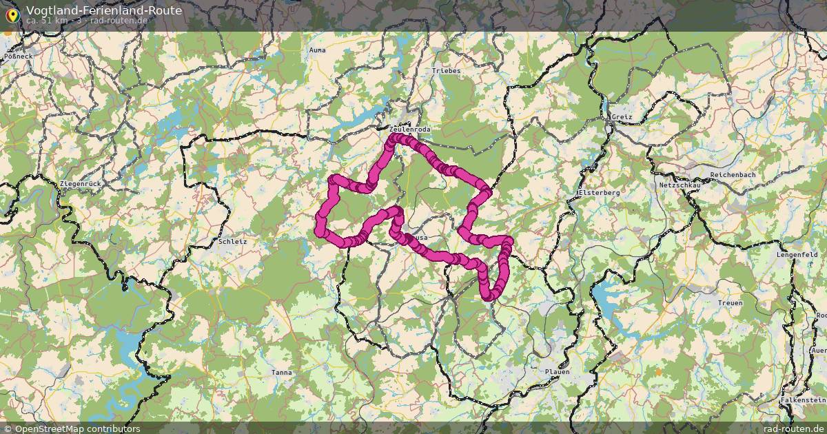 Vogtland-Ferienland-Route (3) – Fernradroute auf Rad-Routen.de