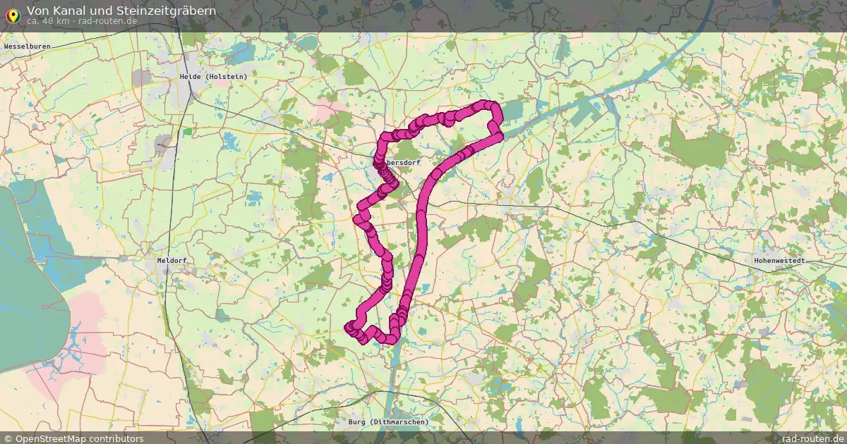 Von Kanal und Steinzeitgräbern – Fernradroute auf Rad-Routen.de