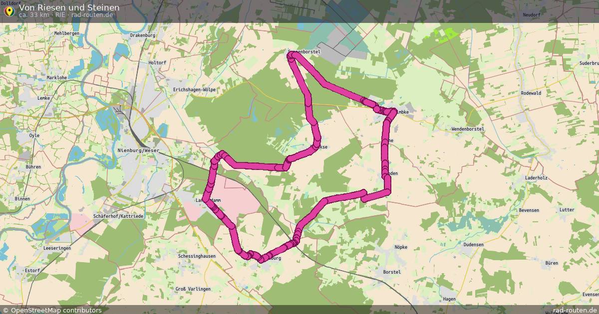 Von Riesen und Steinen (Rie) – Fernradroute auf Rad-Routen.de
