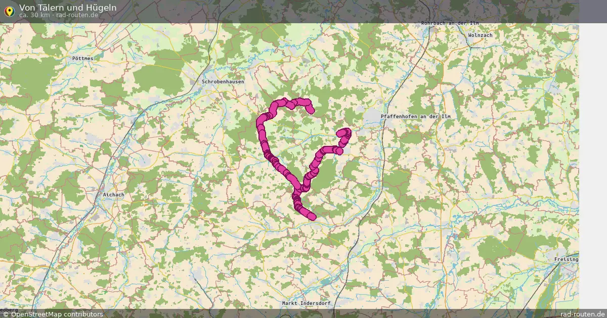 Von Tälern und Hügeln – Fernradroute auf Rad-Routen.de