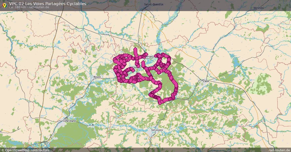 VPC 02 Les Voies Partagées Cyclables – Fernradroute auf Rad-Routen.de