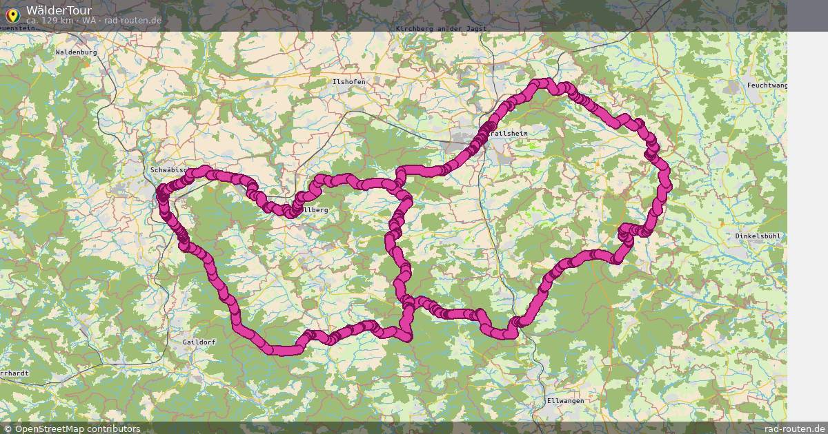 WälderTour (WÄ) – Fernradroute auf Rad-Routen.de