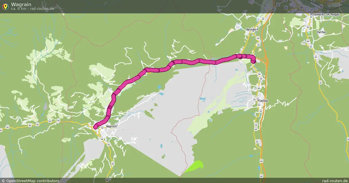 Wagrain – Fernradroute auf Rad-Routen.de