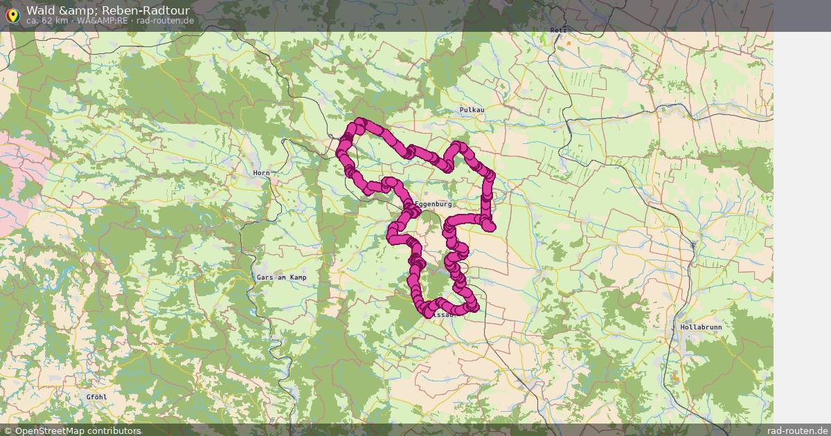 Wald &amp; Reben-Radtour (Wa&amp;Re) – Fernradroute auf Rad-Routen.de