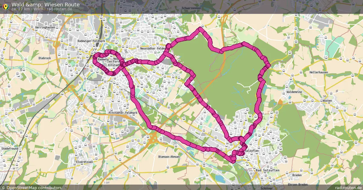 Wald &amp; Wiesen Route (WWR) – Fernradroute auf Rad-Routen.de