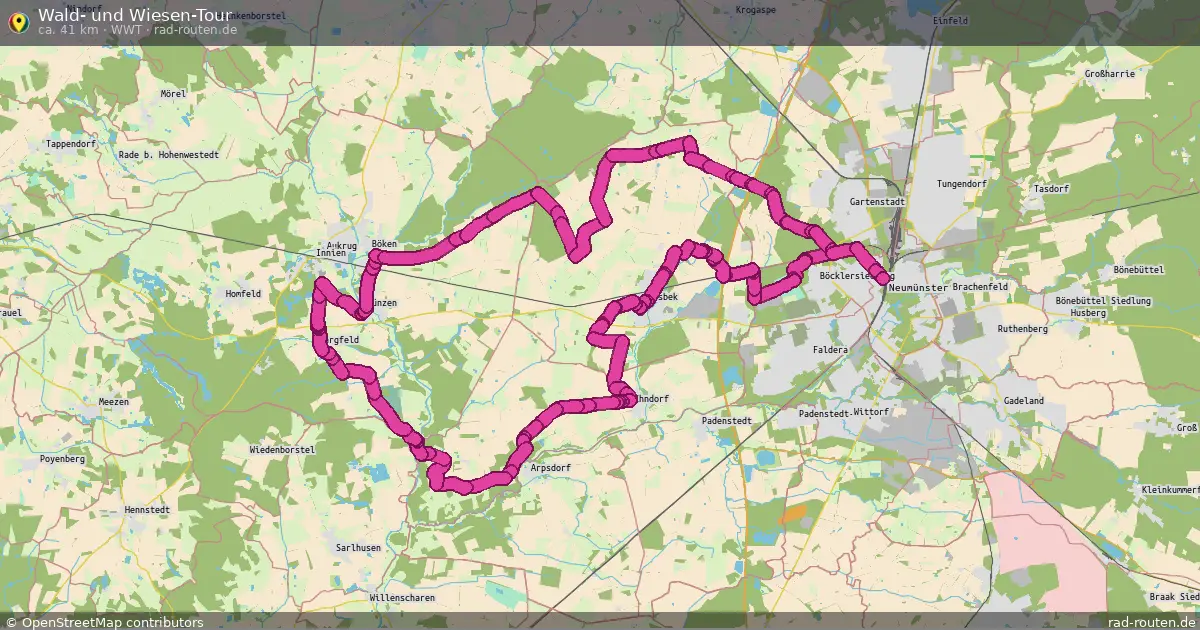 Wald- und Wiesen-Tour (WWT) – Fernradroute auf Rad-Routen.de