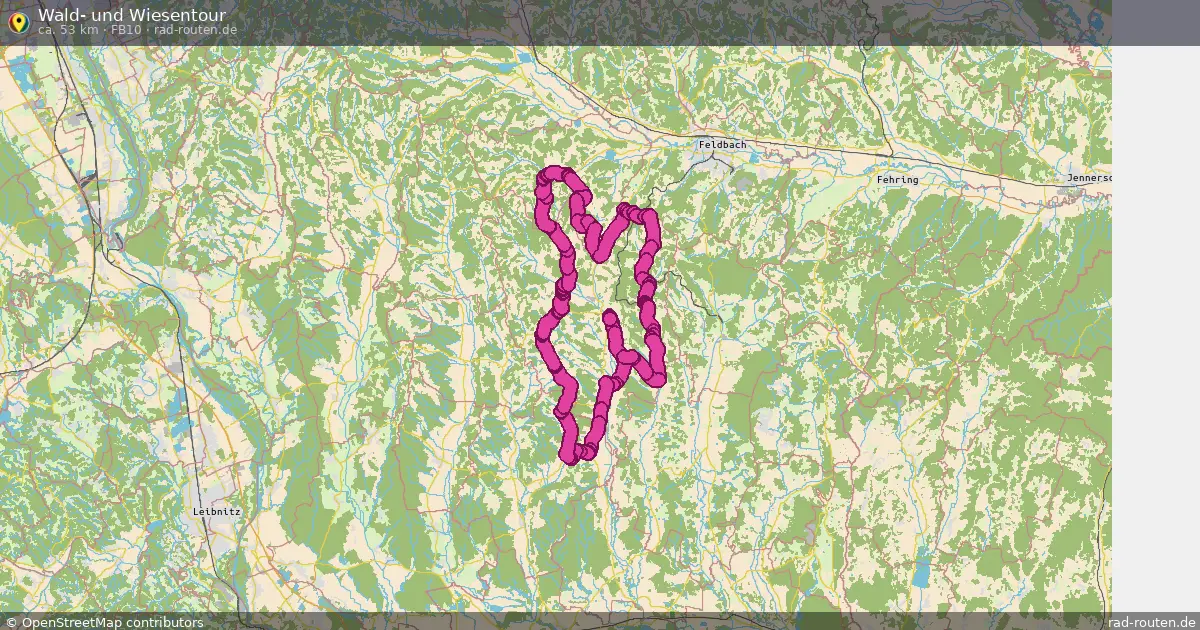 Wald- und Wiesentour (FB10) – Fernradroute auf Rad-Routen.de
