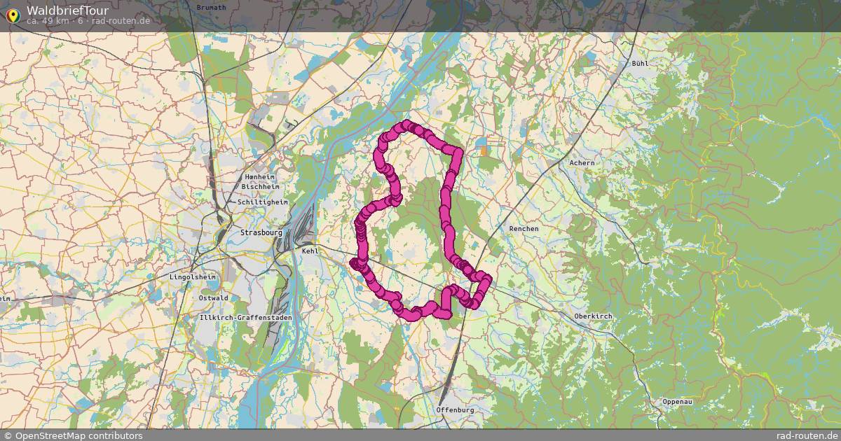 WaldbriefTour (6) – Fernradroute auf Rad-Routen.de