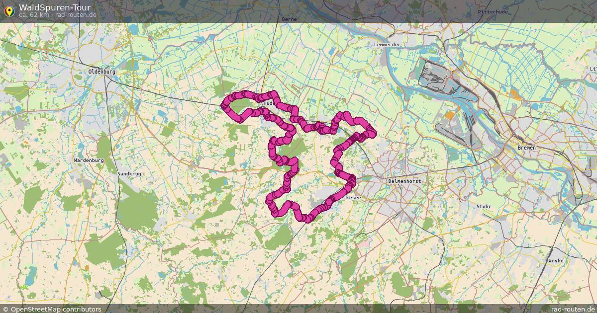 WaldSpuren-Tour – Fernradroute auf Rad-Routen.de