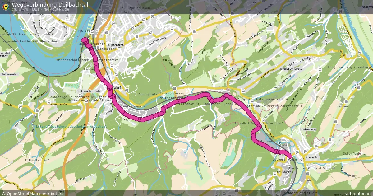 Wegeverbindung Deilbachtal
