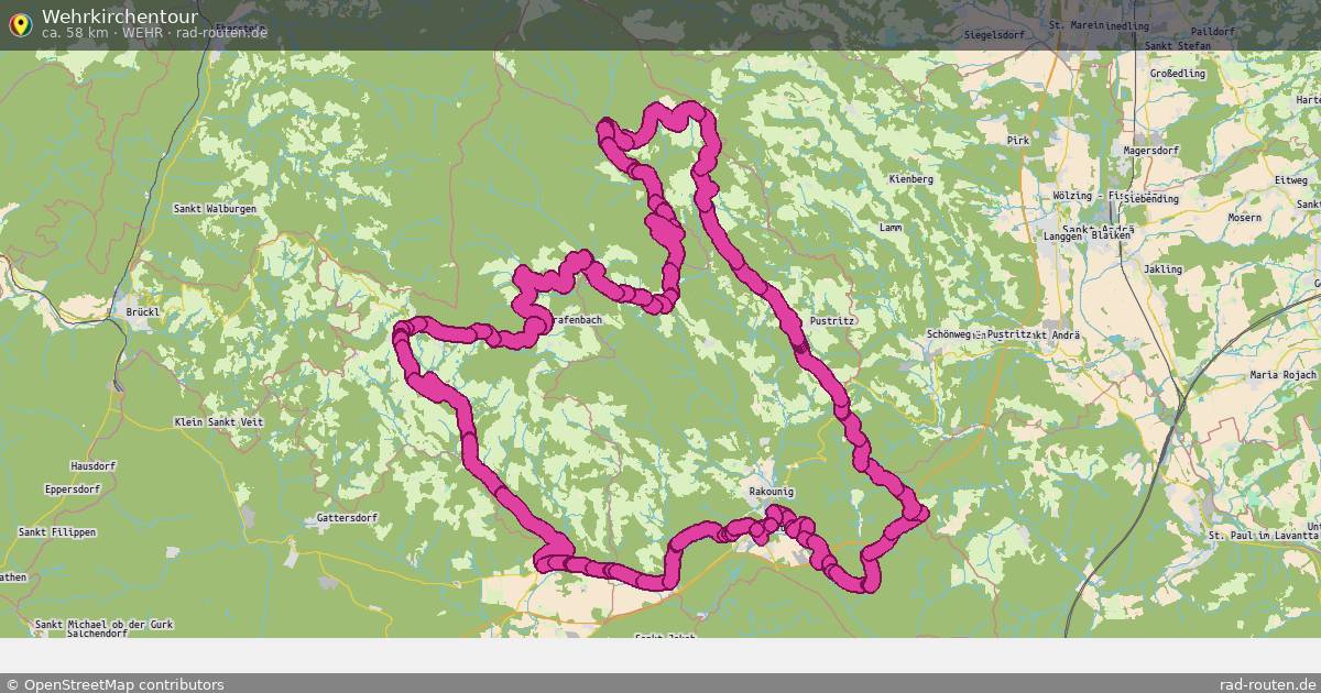 Wehrkirchentour (Wehr) – Fernradroute auf Rad-Routen.de