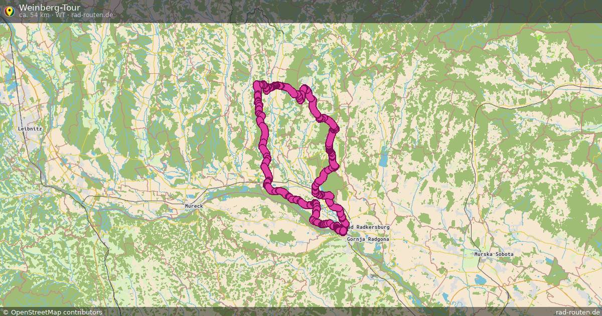 Weinberg-Tour (WT) – Fernradroute auf Rad-Routen.de