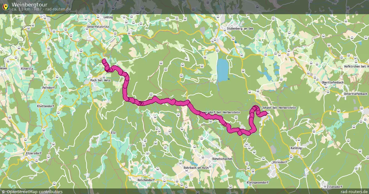 Weinbergtour (HB7) – Fernradroute auf Rad-Routen.de