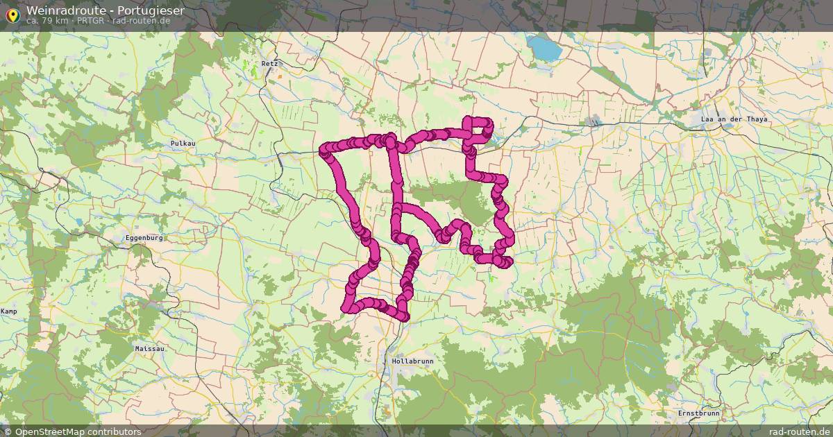 Weinradroute - Portugieser (Prtgr) – Fernradroute auf Rad-Routen.de
