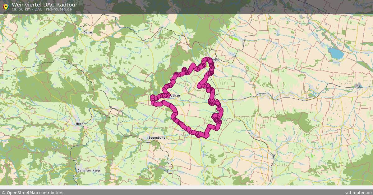 Weinviertel DAC Radtour (DAC) – Fernradroute auf Rad-Routen.de