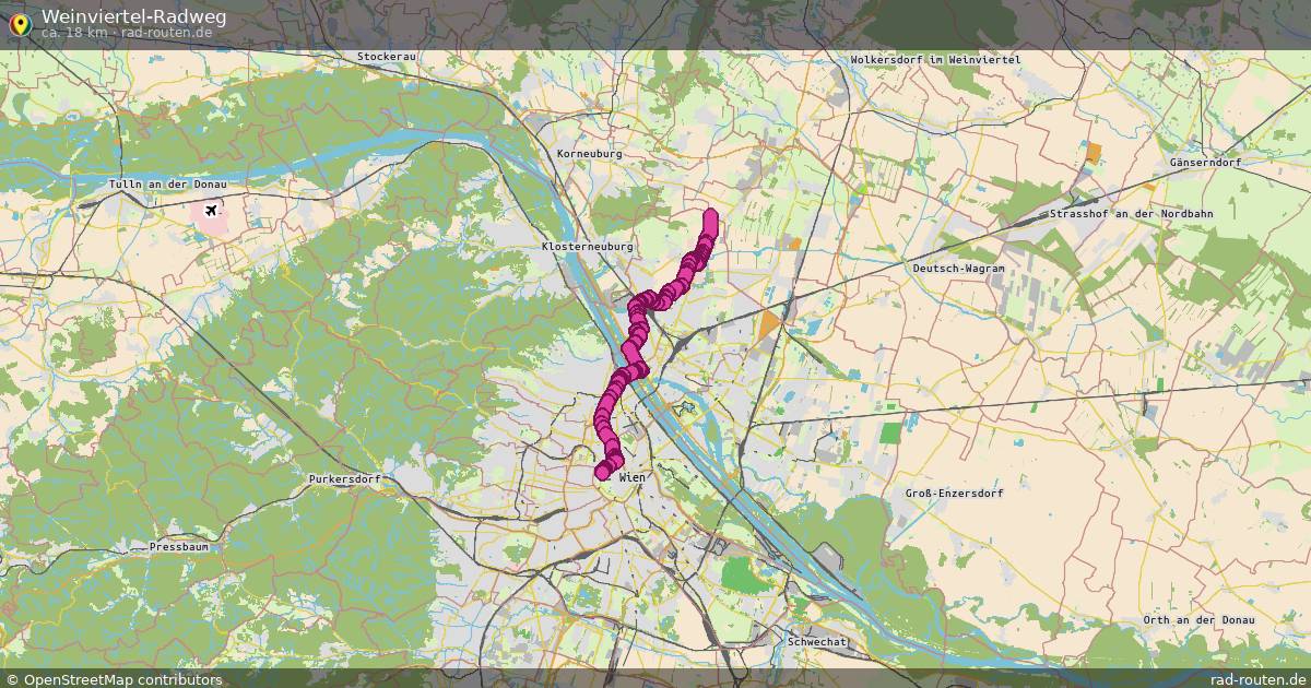 Weinviertel-Radweg – Fernradroute auf Rad-Routen.de