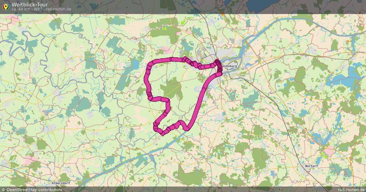 Weitblick-Tour (WBT) – Fernradroute auf Rad-Routen.de