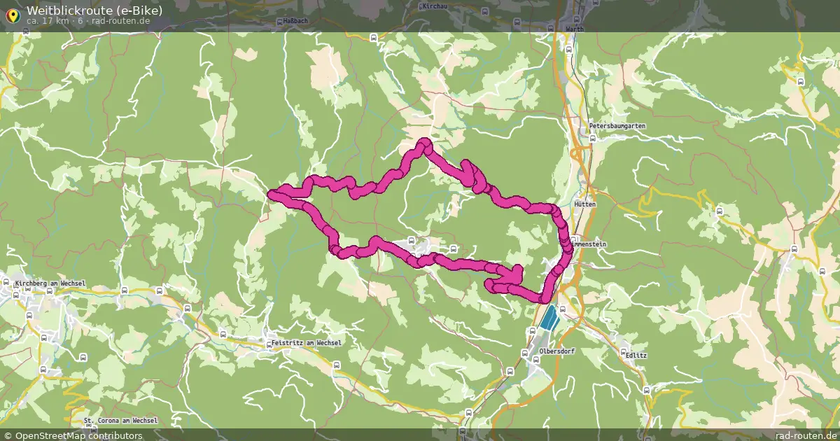 Weitblickroute (e-Bike) (6) – Fernradroute auf Rad-Routen.de