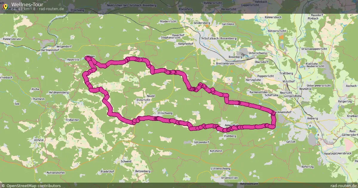 Wellnes-Tour (8) – Fernradroute auf Rad-Routen.de
