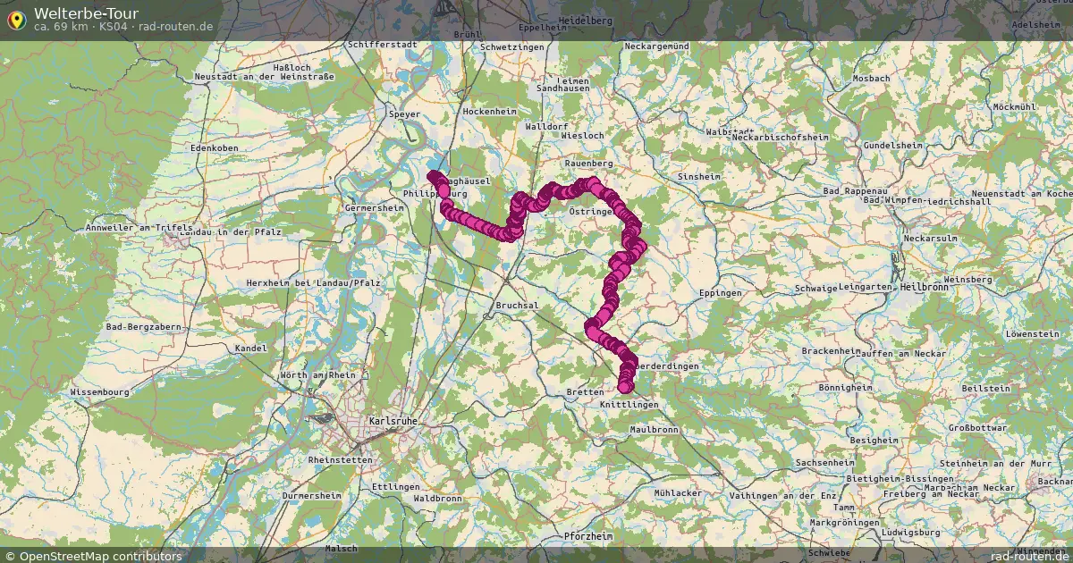 Welterbe-Tour (KS04) – Fernradroute auf Rad-Routen.de