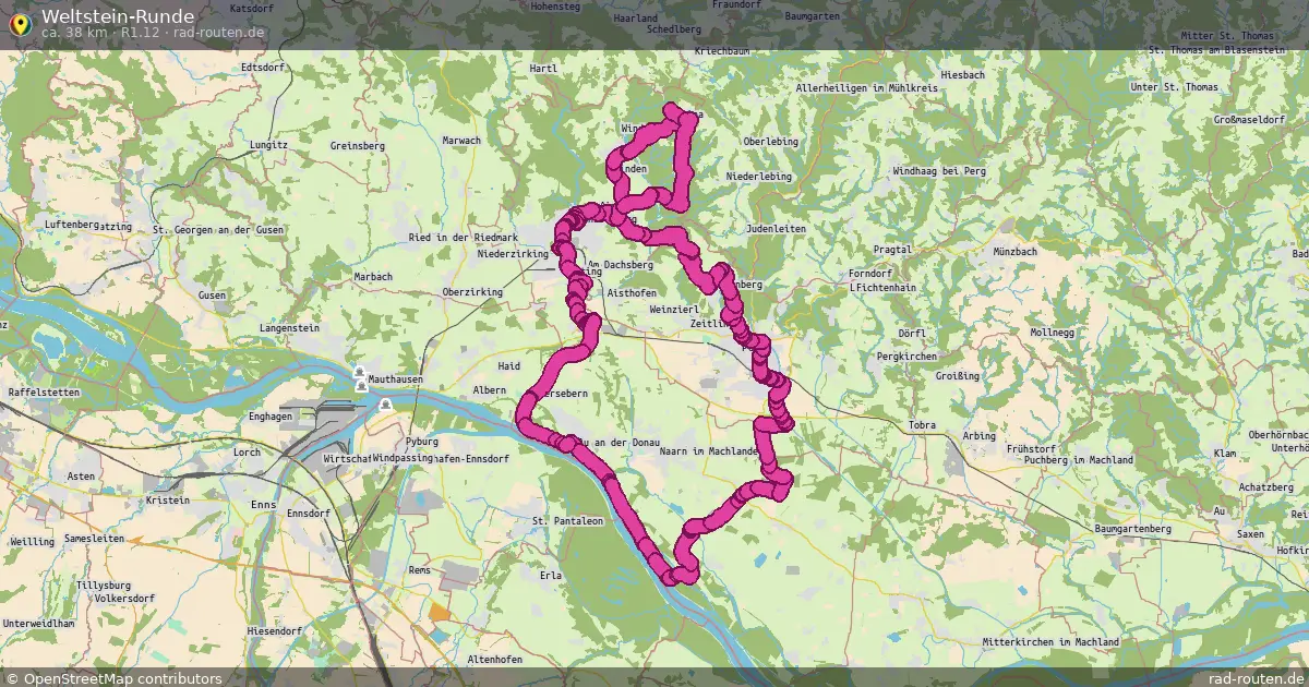 Weltstein-Runde (R1.12) – Fernradroute auf Rad-Routen.de