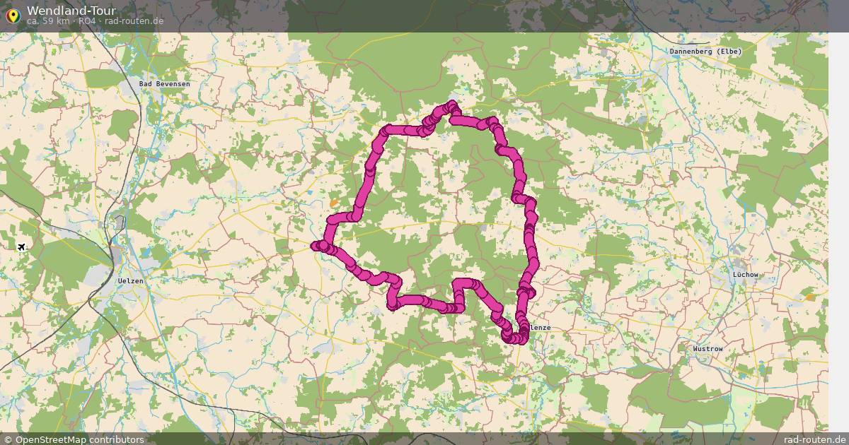 Wendland-Tour (RO4) – Fernradroute auf Rad-Routen.de