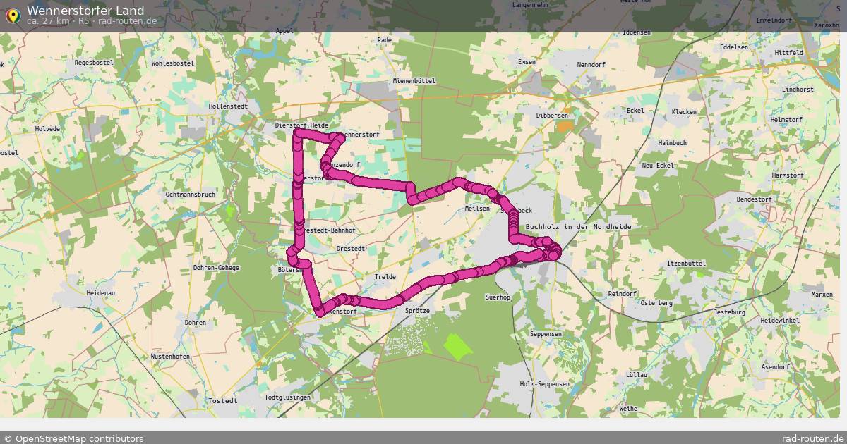 Wennerstorfer Land (R5) – Fernradroute auf Rad-Routen.de