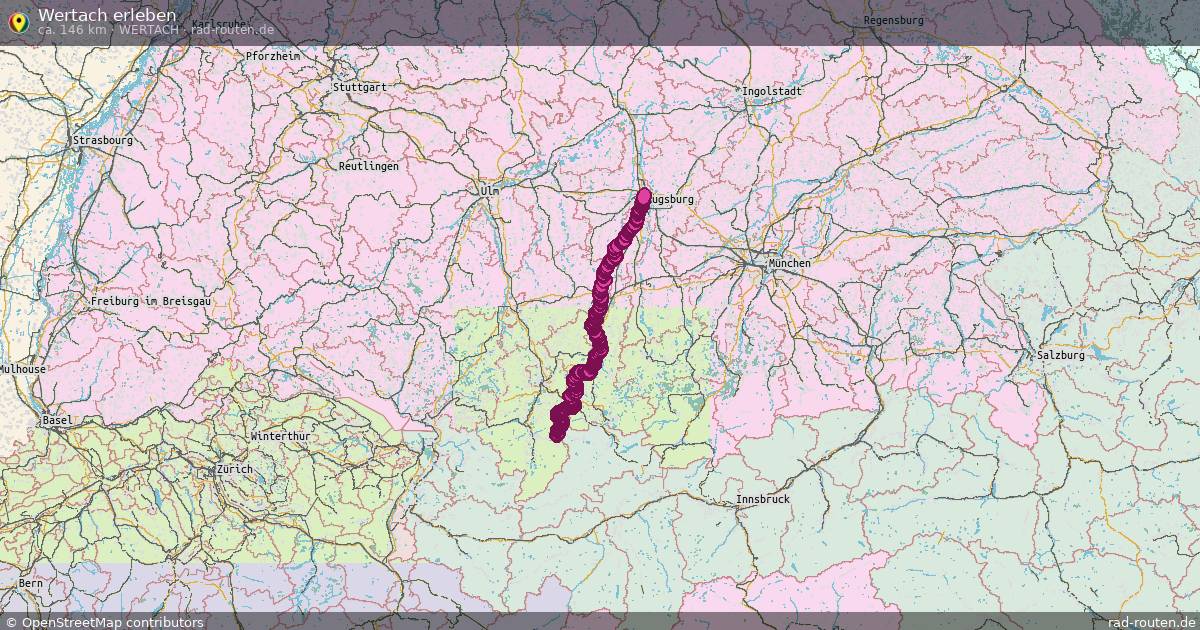 Wertach erleben (Wertach) – Fernradroute auf Rad-Routen.de