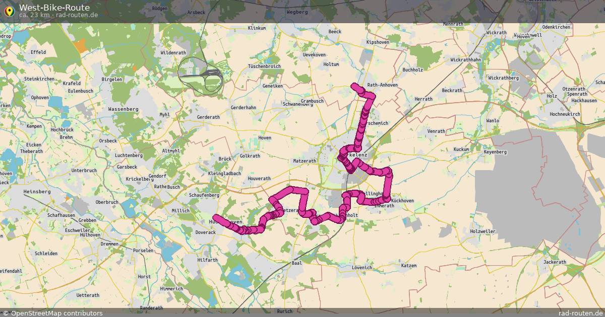 West-Bike-Route – Fernradroute auf Rad-Routen.de