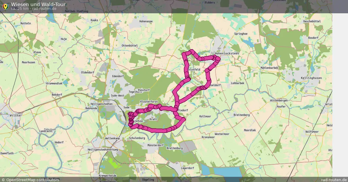 Wiesen und Wald-Tour – Fernradroute auf Rad-Routen.de