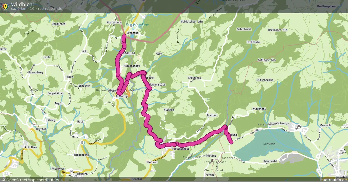 Wildbichl (16) – Fernradroute auf Rad-Routen.de
