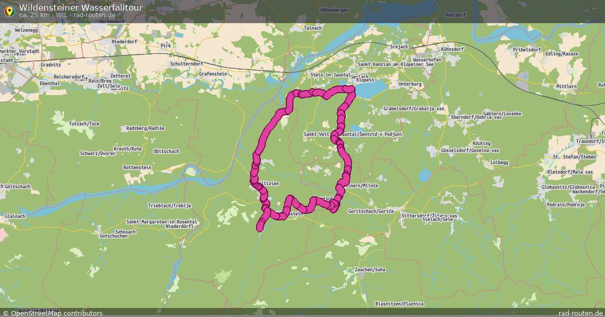 Wildensteiner Wasserfalltour (Wil) – Fernradroute auf Rad-Routen.de