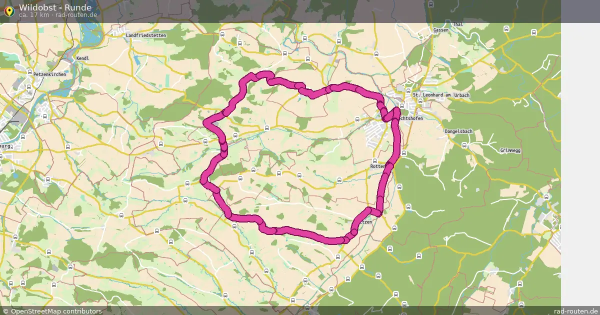 Wildobst - Runde – Fernradroute auf Rad-Routen.de