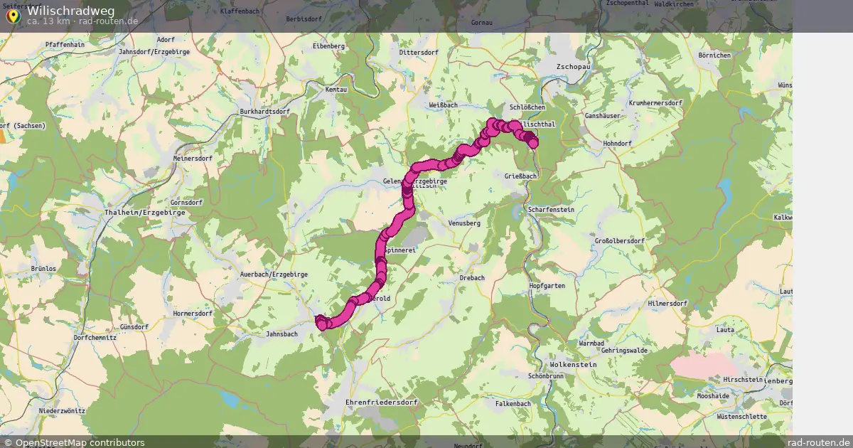 Wilischradweg – Fernradroute auf Rad-Routen.de