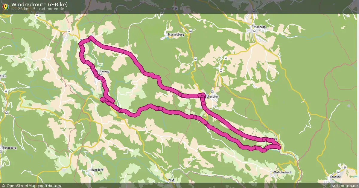 Windradroute (e-Bike) (5) – Fernradroute auf Rad-Routen.de