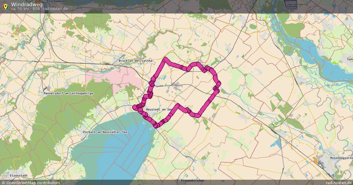 Windradweg (B29) – Fernradroute auf Rad-Routen.de