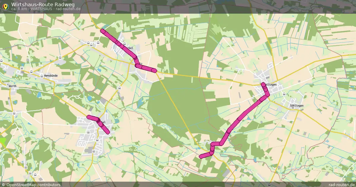 Wirtshaus-Route Radweg (Wirtshaus) – Fernradroute auf Rad-Routen.de