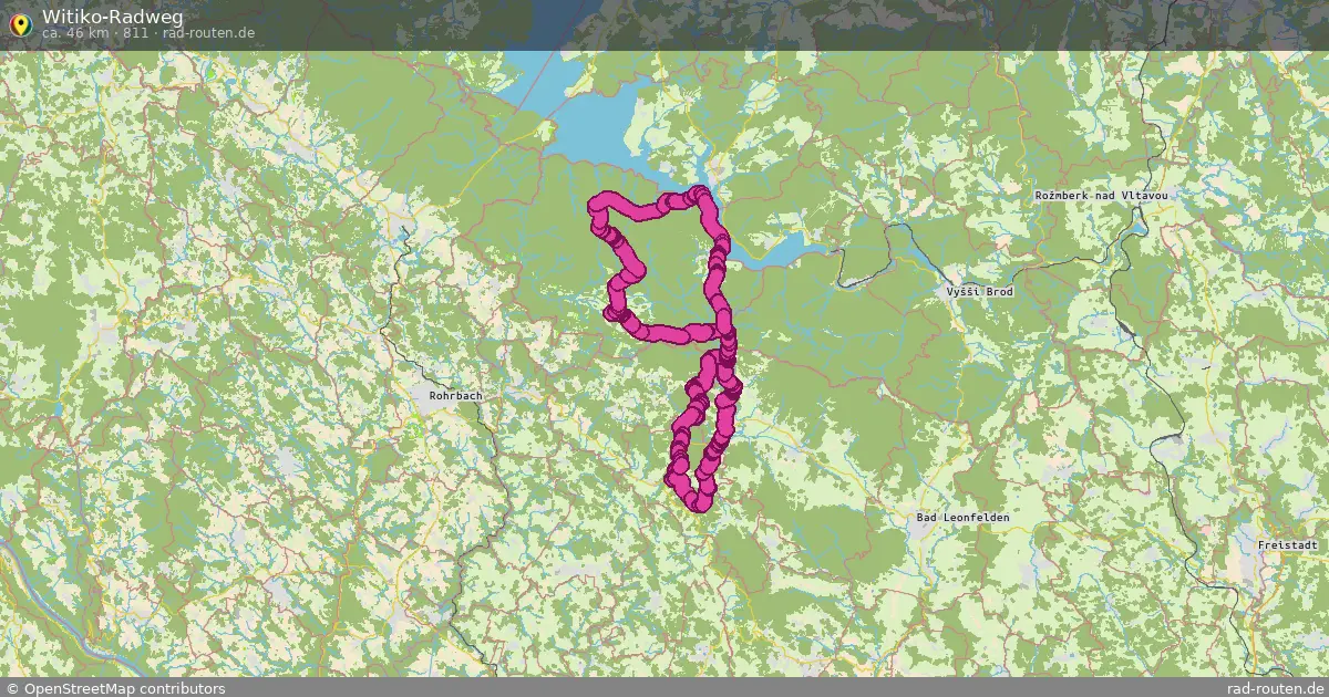 Witiko-Radweg (811) – Fernradroute auf Rad-Routen.de