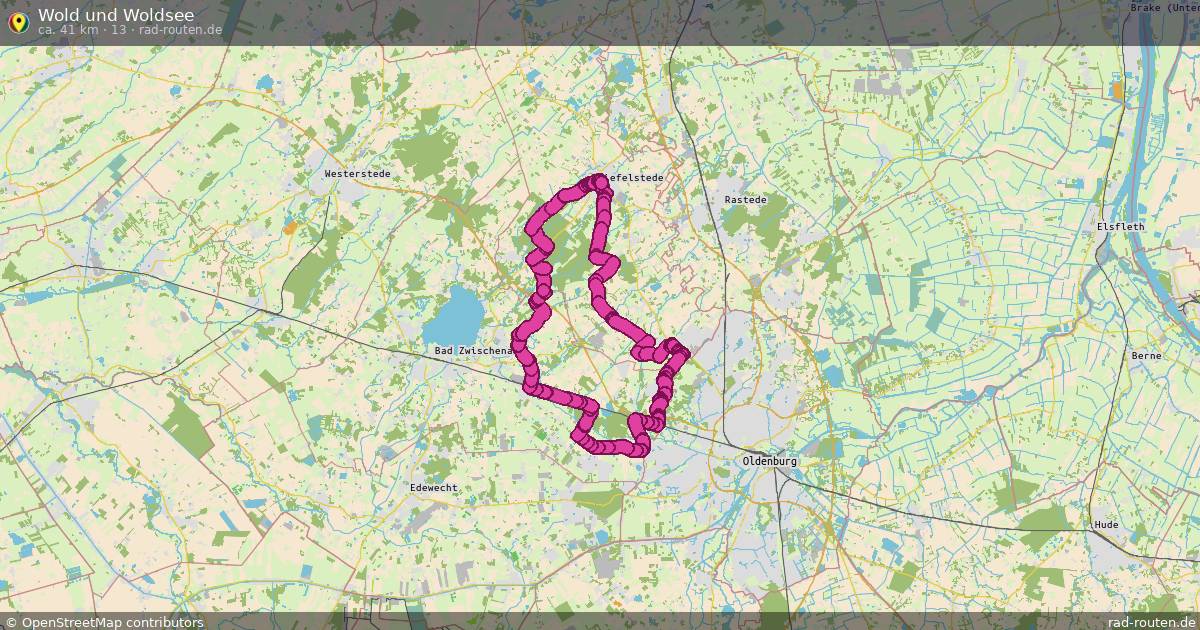 Wold und Woldsee (13) – Fernradroute auf Rad-Routen.de