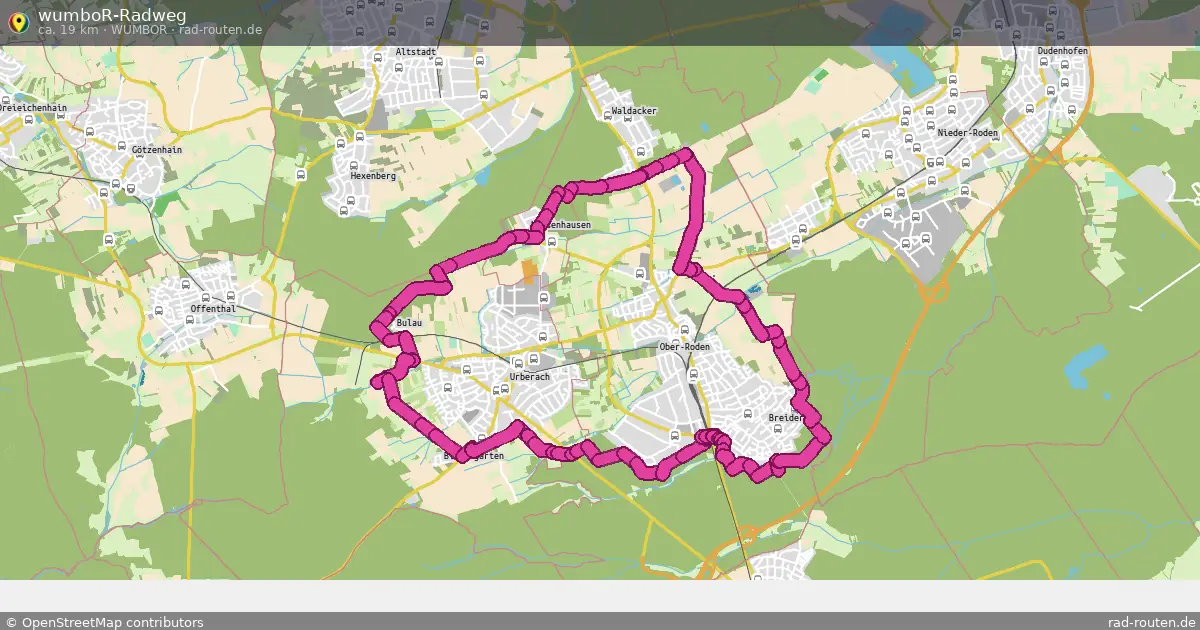wumboR-Radweg (wumboR) – Fernradroute auf Rad-Routen.de
