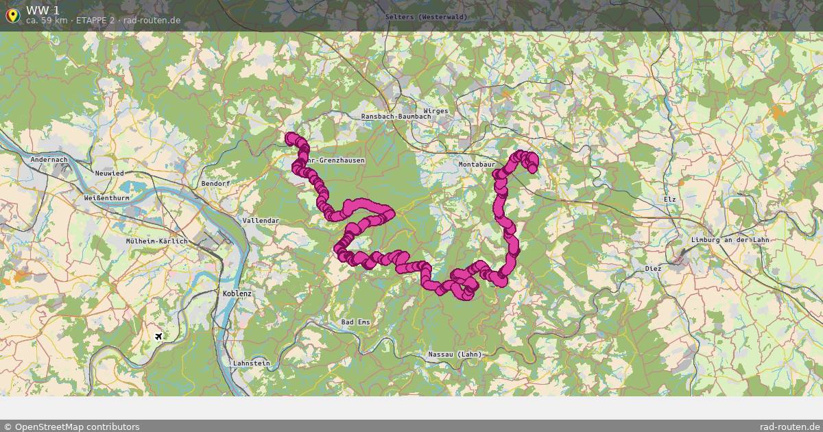WW 1 (Etappe 2) – Fernradroute auf Rad-Routen.de