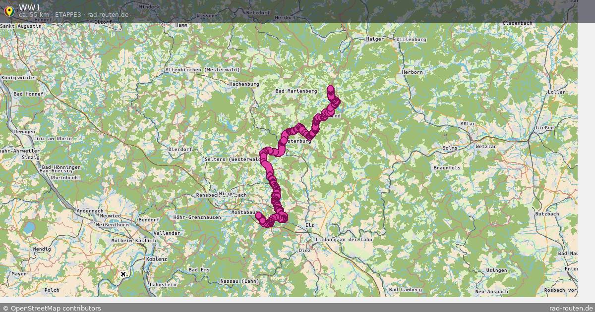 WW1 (Etappe3) – Fernradroute auf Rad-Routen.de