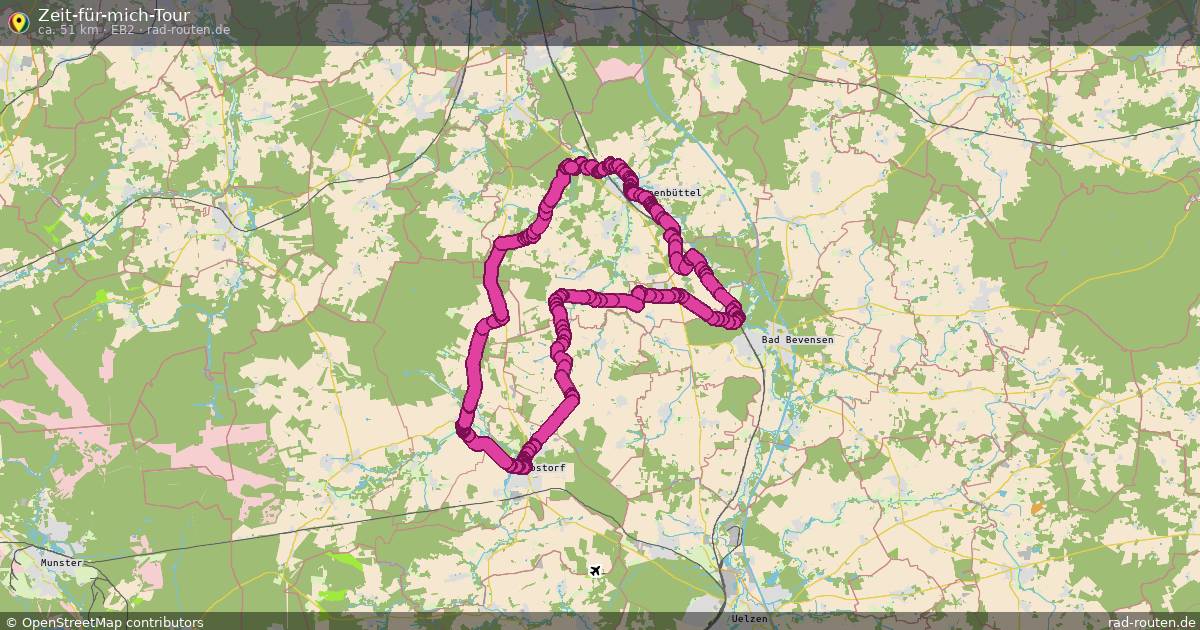 Zeit-für-mich-Tour (EB2) – Fernradroute auf Rad-Routen.de